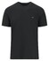 Fynch-Hatton Premium Cotton O-Neck Uni Color T-Shirt Zwart