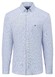 Fynch-Hatton Solid Color Cotton Button Down Overhemd Cloud Blue