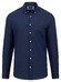 Fynch-Hatton Solid Color Cotton Button Down Overhemd Navy