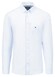 Fynch-Hatton Solid Color Cotton Button Down Overhemd Soft Blue