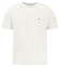 Fynch-Hatton Solid Color Crew Neck Subtle Logo T-Shirt New Off White