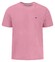 Fynch-Hatton Solid Color Crew Neck Subtle Logo T-Shirt Peony