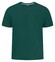 Fynch-Hatton Solid Color Crew Neck Subtle Logo T-Shirt Pine Green