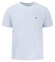Fynch-Hatton Solid Color Crew Neck Subtle Logo T-Shirt Summer Breeze
