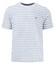 Fynch-Hatton Striped Cotton Crew Neck T-Shirt Summer Breeze