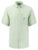 Fynch-Hatton Summer Linnen Button-Down Collar Overhemd Soft Groen