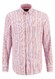 Fynch-Hatton Summer Stripes Button Down Supersoft Cotton Shirt Tangerine-Multi