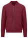 Fynch-Hatton Supersoft Cotton Cardigan College Collar Cardigan Ruby Red