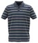 Fynch-Hatton Supima Cotton Multicolor Stripe Poloshirt Navy