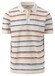Fynch-Hatton Supima Cotton Multicolor Stripe Poloshirt Off White
