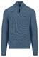 Fynch-Hatton Troyer Zip Donegal Pullover Cloud Blue