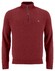 Fynch-Hatton Troyer Zip Lambswool Pullover Winter Red