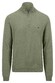 Fynch-Hatton Troyer-Zip Merino Cashmere Trui Light Khaki