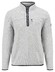 Fynch-Hatton Troyer Zip Polar Fleece Contrast Details Pullover Light Grey