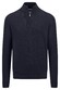 Fynch-Hatton Troyer Zip Uni Color Structure Pullover Navy