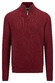 Fynch-Hatton Troyer Zip Uni Color Structure Pullover Ruby Red