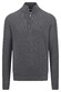 Fynch-Hatton Troyer Zip Uni Color Structure Pullover Steel