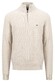 Fynch-Hatton Troyer Zip Uni Color Structure Pullover Winter White