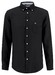Fynch-Hatton Uni Button-Down Linnen Overhemd Zwart
