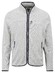 Fynch-Hatton Uni Color Contrast Details Polar Fleece Cardigan Light Grey