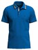 Fynch-Hatton Uni Color Contrast Tipping Poloshirt Vibrant Blue