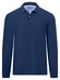 Fynch-Hatton Uni Color Longsleeve Supima Cotton Polo Midnight