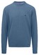 Fynch-Hatton Uni Color O-Neck Superfine Cotton Pullover Cloud Blue