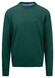 Fynch-Hatton Uni Color O-Neck Superfine Cotton Pullover Dark Emerald