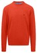 Fynch-Hatton Uni Color O-Neck Superfine Cotton Pullover Flame