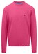 Fynch-Hatton Uni Color O-Neck Superfine Cotton Pullover Fuchsia