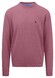 Fynch-Hatton Uni Color O-Neck Superfine Cotton Pullover Pale Blush