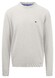 Fynch-Hatton Uni Color O-Neck Superfine Cotton Pullover Winter White