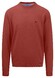 Fynch-Hatton Uni Color O-Neck Superfine Cotton Trui Roest