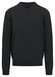 Fynch-Hatton Uni Color V-Neck Superfine Cotton Pullover Black