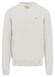 Fynch-Hatton Uni Color V-Neck Superfine Cotton Pullover Winter White