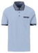 Fynch-Hatton Uni Contrast Mercerized Cotton Poloshirt Summer Breeze
