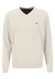 Fynch-Hatton Uni Cotton V-Neck Pullover Off White