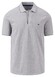 Fynch-Hatton Uni Tipping Contrast Poloshirt Cool Grey