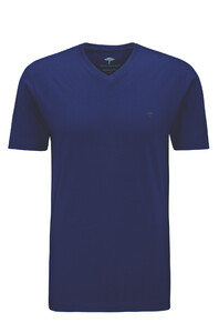 Fynch-Hatton V-Neck T-Shirt T-Shirt Midnight