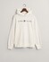 Gant 1949 Archive Shield Graphic Logo Sweat Hoodie Pullover Eggshell