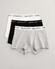 Gant 3Pack Solid Color Trunks Underwear Grey Melange