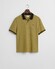Gant 4-Color Oxford Piqué Short Sleeve Polo Banana Yellow