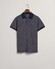 Gant 4-Color Oxford Pique Short Sleeve Poloshirt Persian Blue