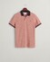 Gant 4-Color Oxford Pique Short Sleeve Poloshirt Sunset Pink