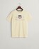 Gant Archive Graphic Chest Shield Print Crew Neck T-Shirt Silky Beige