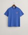 Gant Archive Shield Embroidery T-Shirt Rich Blue