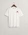 Gant Archive Shield Embroidery T-Shirt Wit