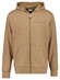 Gant Archive Shield Graphic Cardigan Full Zip Sweat Hoodie Cardigan Caramel Beige