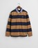 Gant Chambray Stripe Heavy Rugger Twill Collar Pullover Warm Khaki