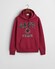 Gant Champs Graphic Sweat Hoodie Pullover Rich Wine